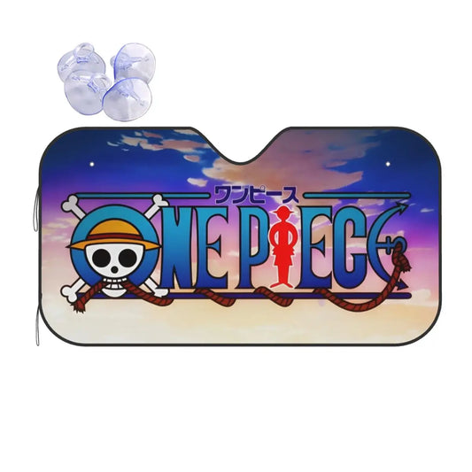 Osłona przeciwsłoneczna do samochodu One Piece – klasyczne logo