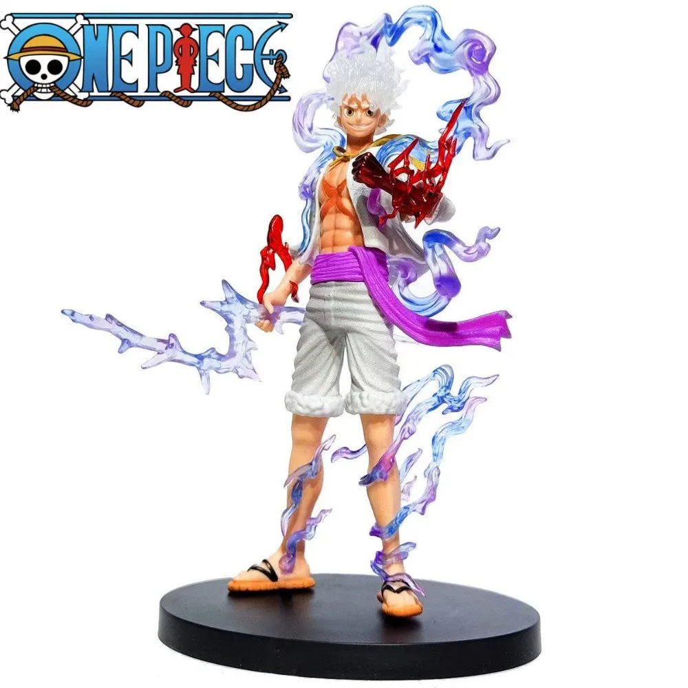 Figurka One Piece – Luffy Gear 5 (efekty błyskawic i przemiany)
