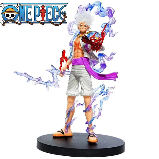 Figurka One Piece – Luffy Gear 5 (efekty błyskawic i przemiany)