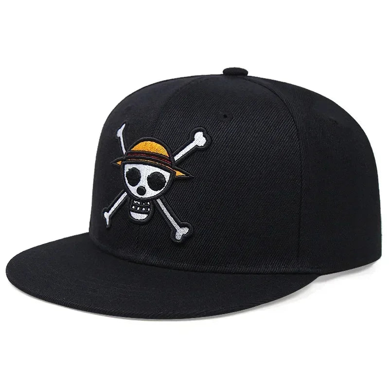 Czapka One Piece - Czarna snapback z czaszką