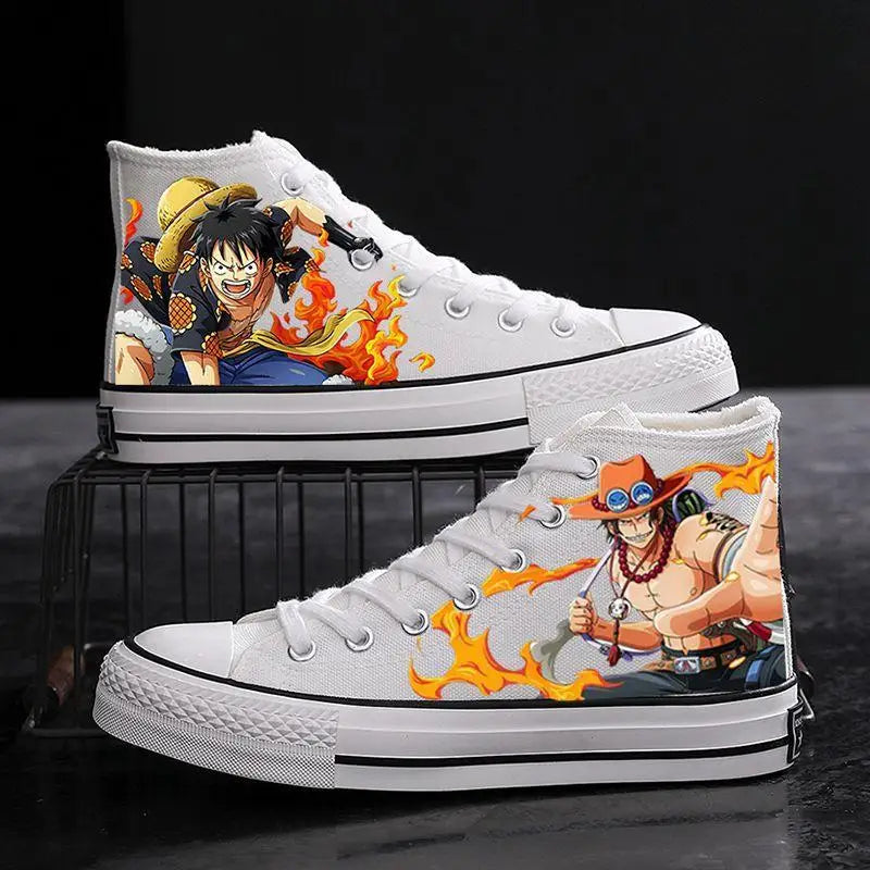 Buty sportowe One Piece – Sanji białe