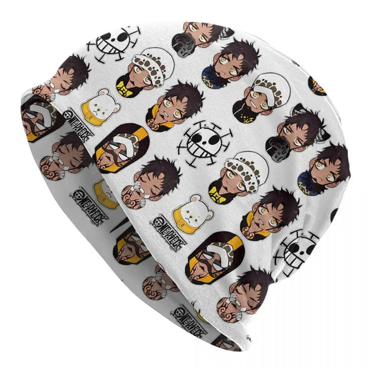 Czapka One Piece - Wzór Głów Biała