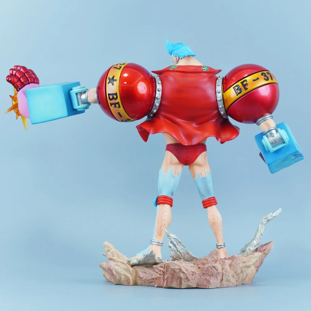 Statua One Piece – Franky Shogun „Iron Pirate” (figurka akcji 28.5cm)