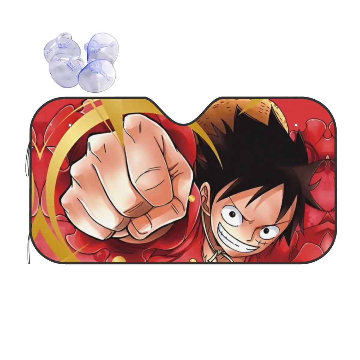 Osłona przeciwsłoneczna do samochodu One Piece – pojedynek Luffy kontra Kaido (osłona przeciwsłoneczna)