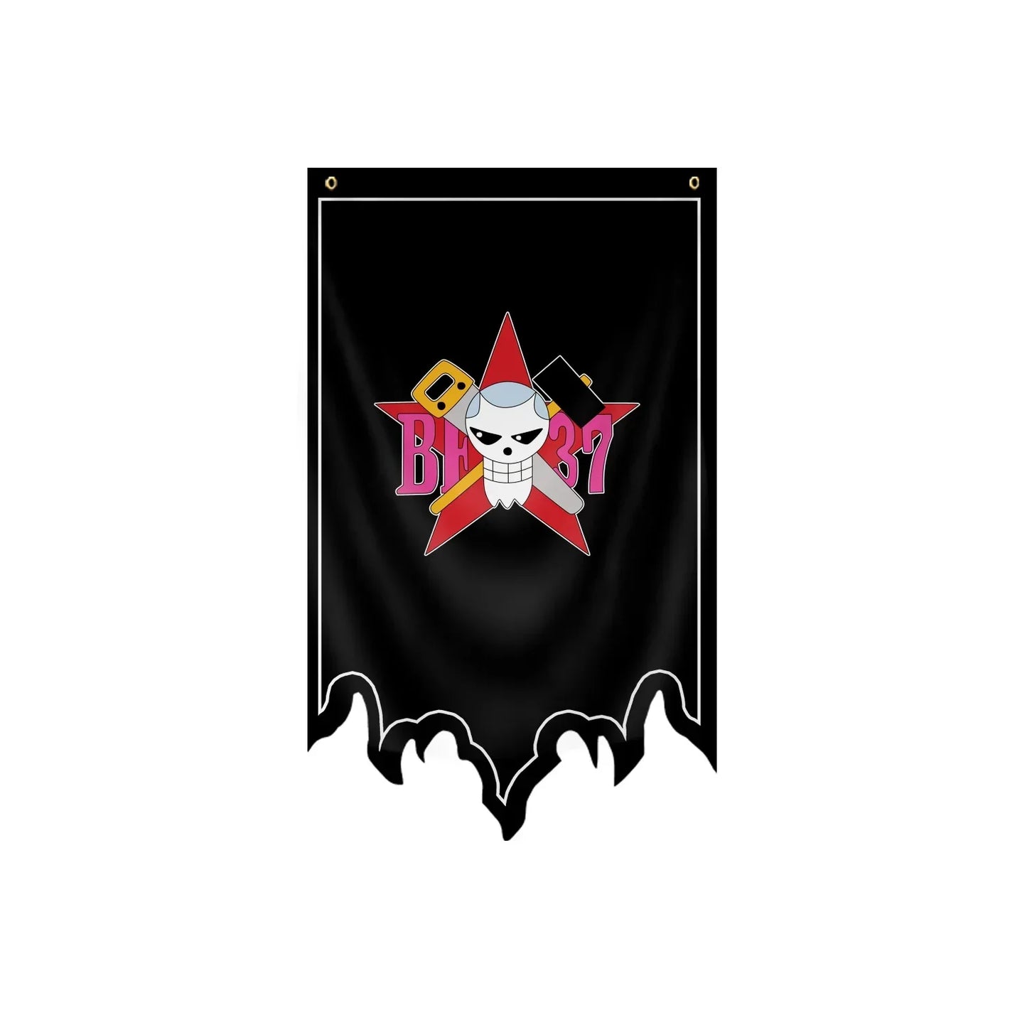Flaga One Piece – Jolly Roger Buggy’ego Klauna