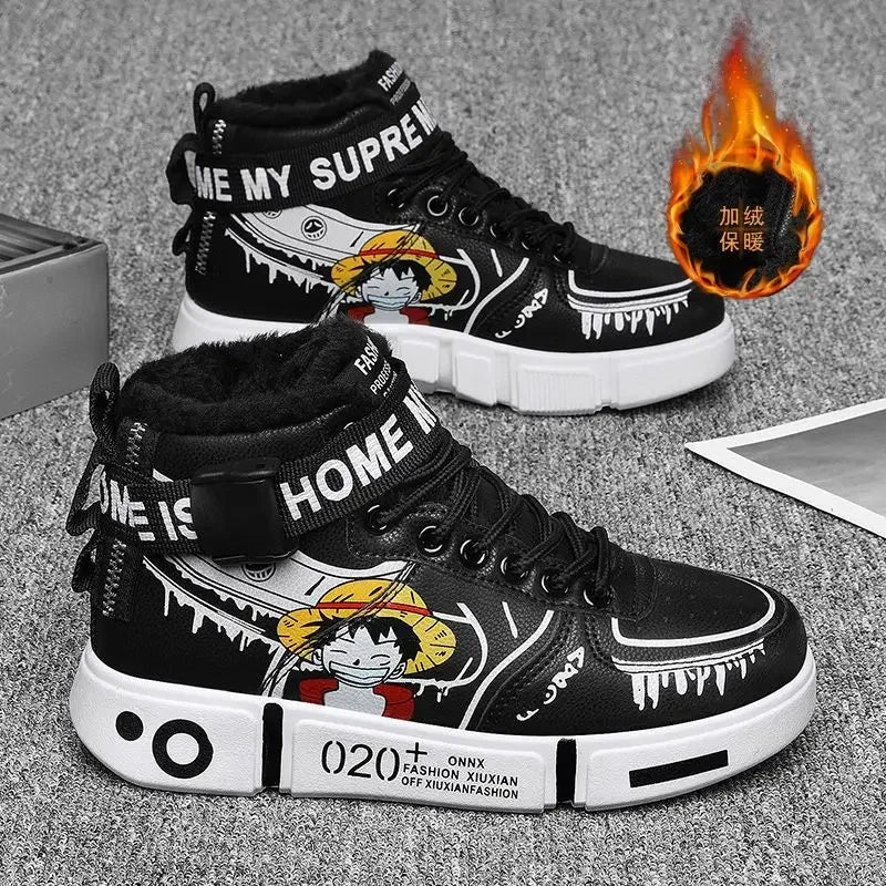 Buty sportowe One Piece – czarny streetwear z Zoro