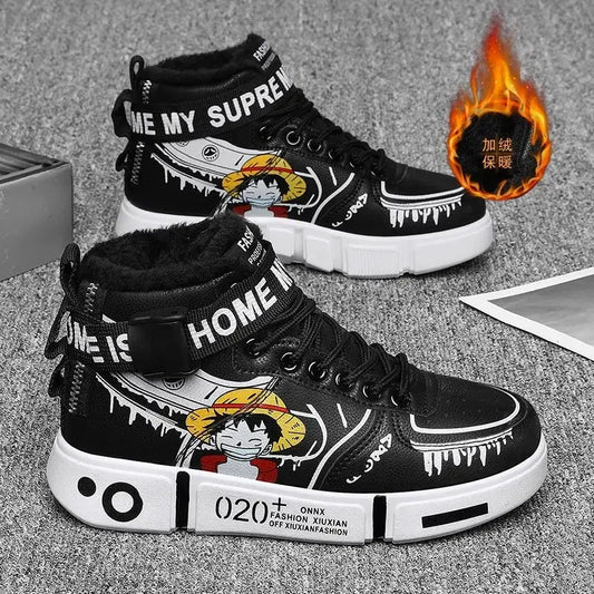 Buty sportowe One Piece – czarny streetwear z Zoro