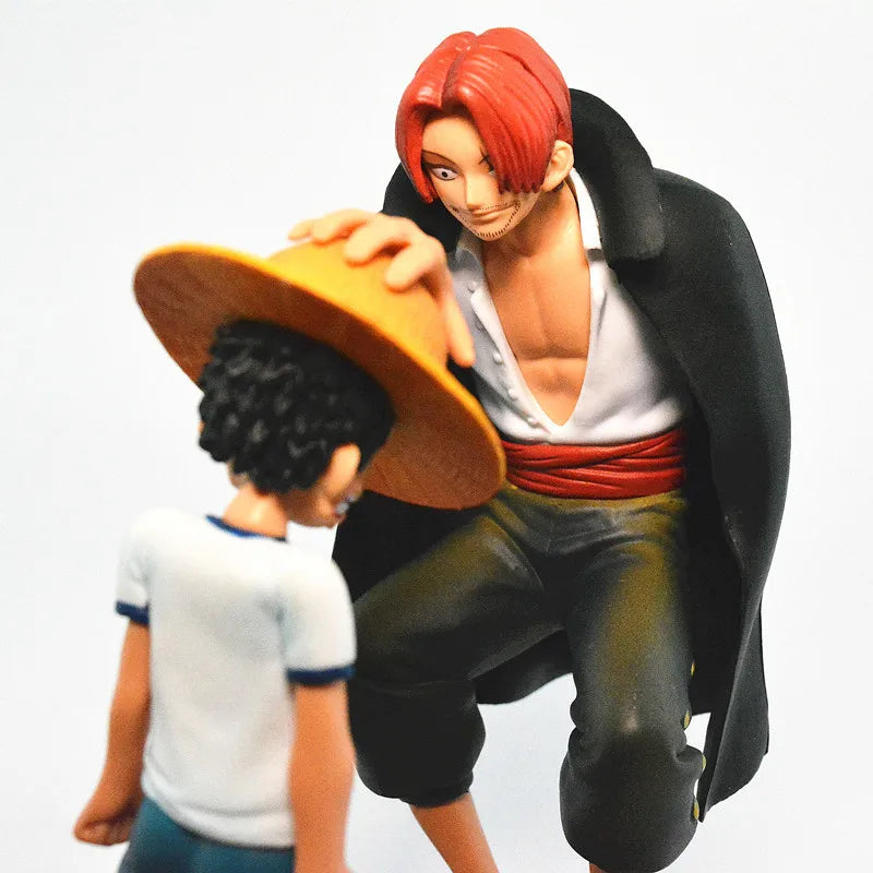 Figurka One Piece – kultowa scena Luffy i Shanks (przekazanie kapelusza)