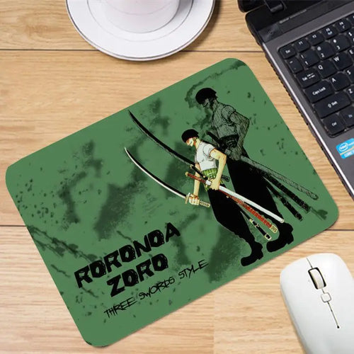 Podkładka pod mysz One Piece – Roronoa Zoro w stylu Wano Kuni (zielona)