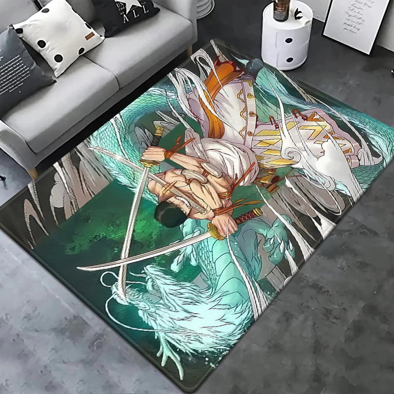 Dywan One Piece – duet Luffy i Zoro (aura walki)