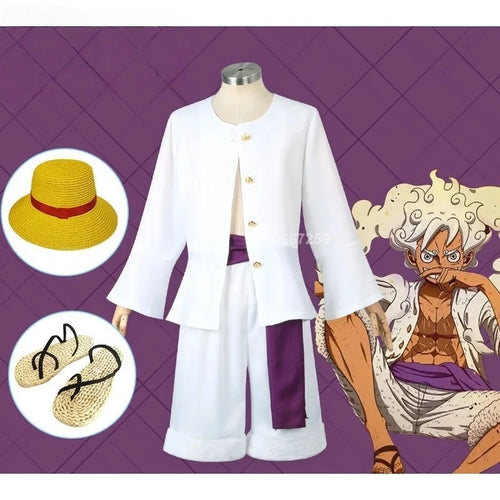 Kostium cosplay One Piece – klasyczny strój Monkey D. Luffy’ego