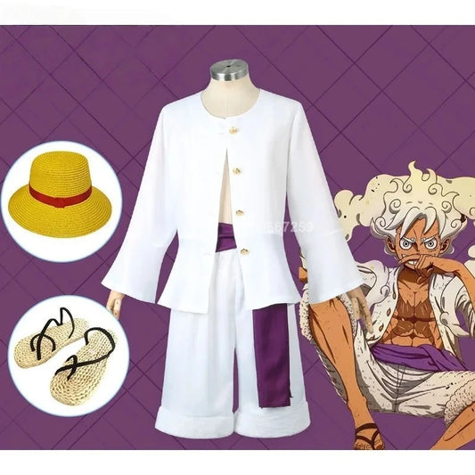 Kostium cosplay One Piece – klasyczny strój Monkey D. Luffy’ego